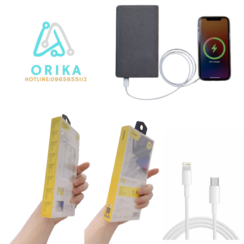 Dây cáp sạc foneng x31 sạc nhanh cho iphone sạc siêu bền