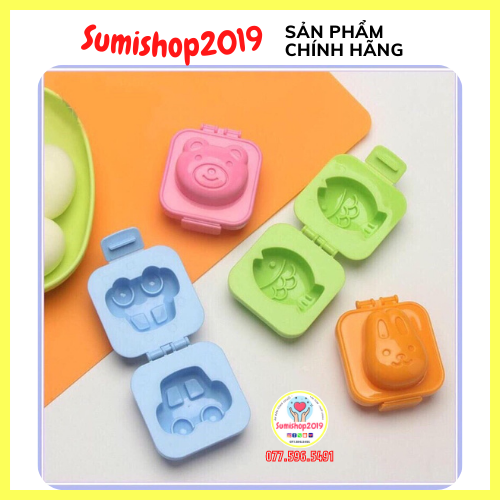 [HCM]6 khuôn bento làm cơm nắm đậu hủ đồ ăn dặm kiểu Nhật cho bé