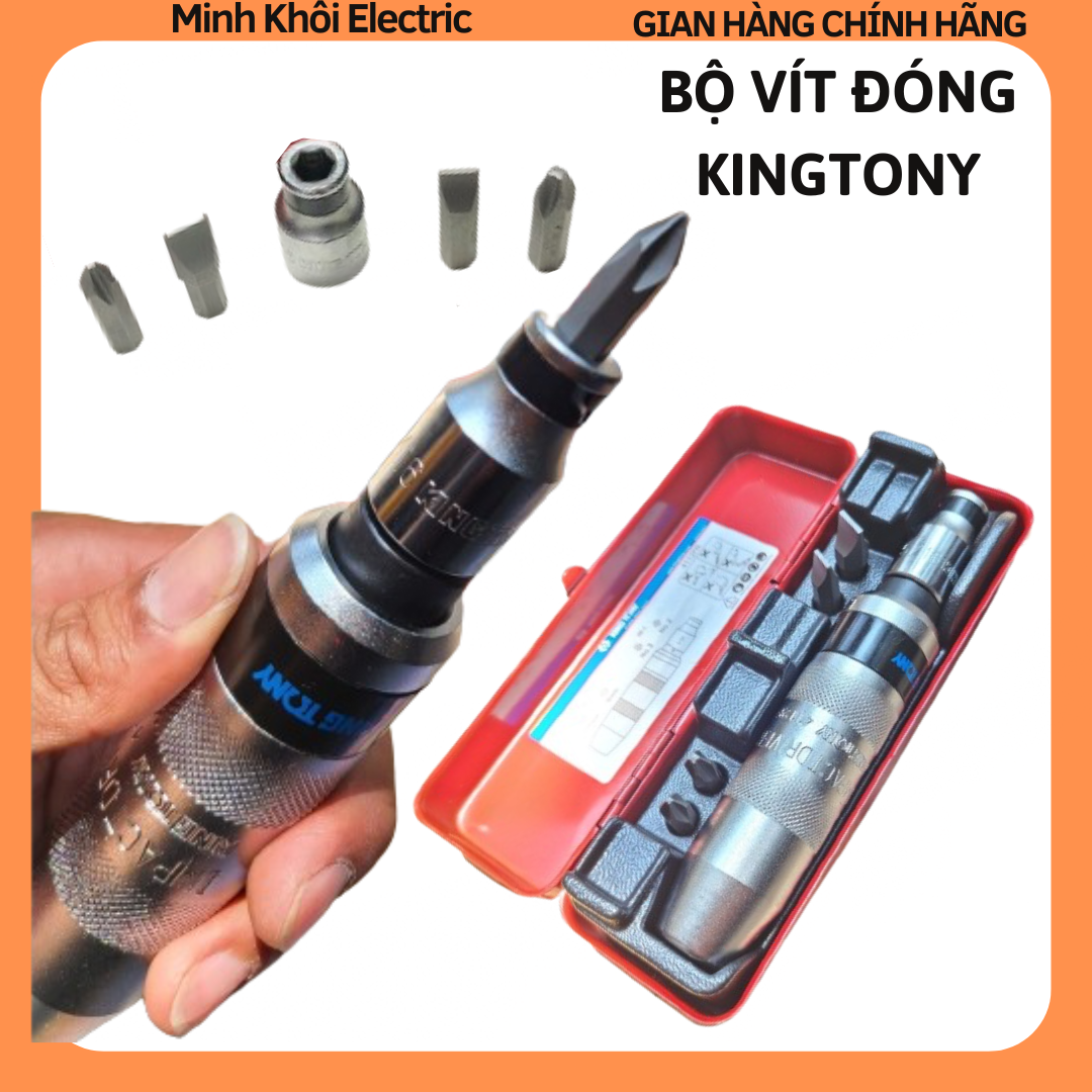 Bộ tô vít đóng King tony,bộ vít đóng tự động Kingtony,bộ tua vít đóng King tony,hộp tuốc nơ vit sửa chữa,bộ vít đóng King tony