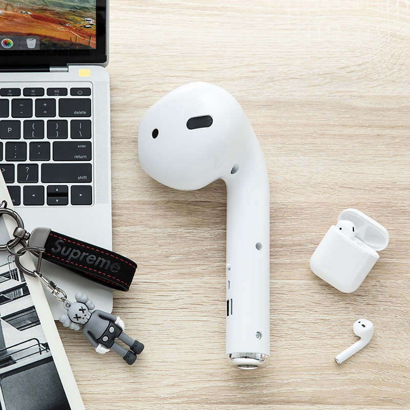 [HCM][ SIÊU TO KHỔNG LỒ ]  Loa Bluetooth Hình Tai Nghe   Loa Di Động Bluetooth Hình Dáng Đôc Đáo   Loa Bluetooth Cầm Tay Hình Chiếc Tai Nghe Airpod KM-101  Tích Hợp Microphone  Âm Thanh Trung Thực  Bass Mạnh Mẽ-Ngăn Tiếng Ồn. Đẹp-Đôc-Lạ