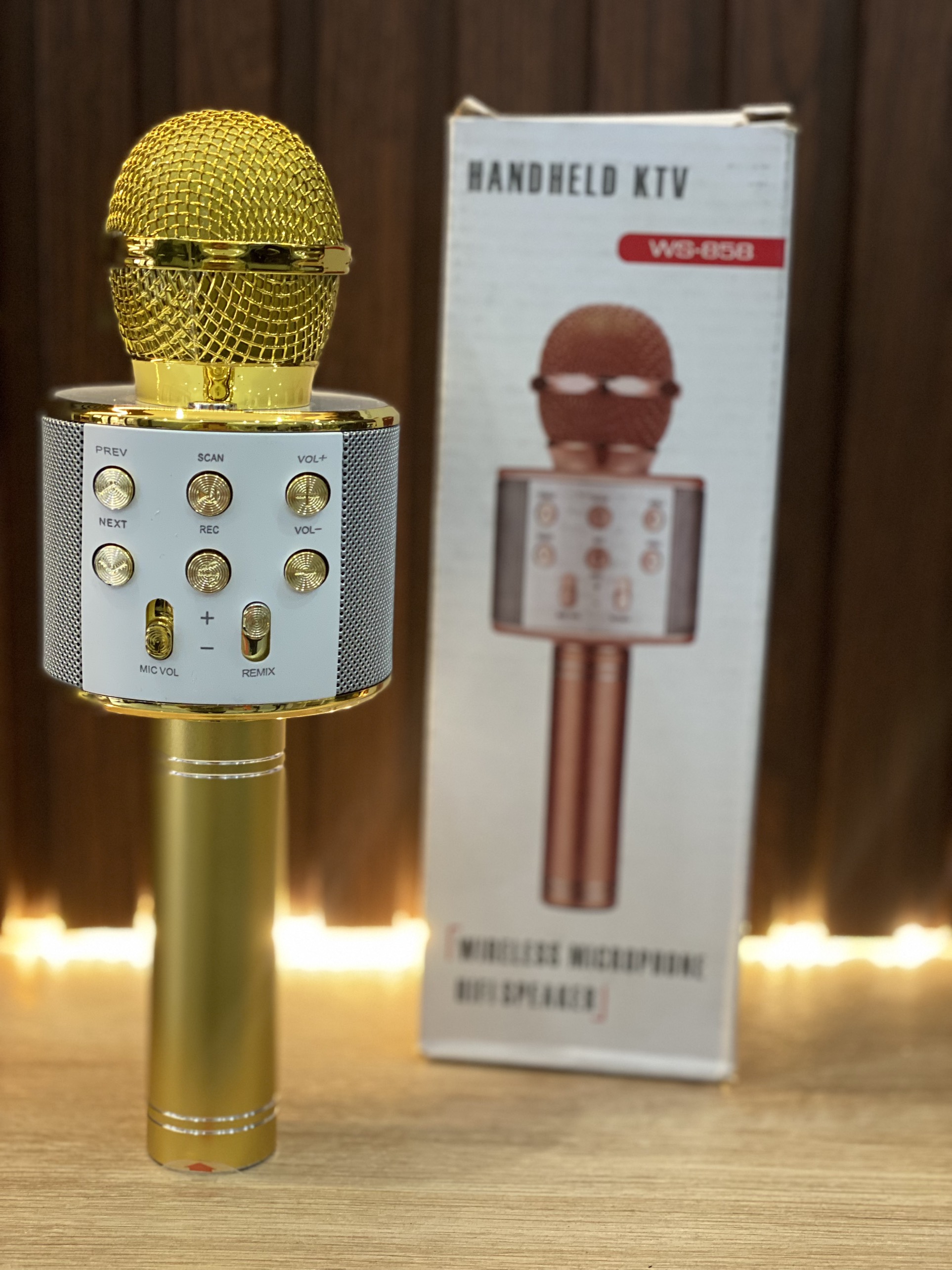 Micro karaoke bluetooth giá rẻ, micro hát karaoke không dây, micro hát karaoke bluetooth, mic hát karaoke trên điện thoại WS 858