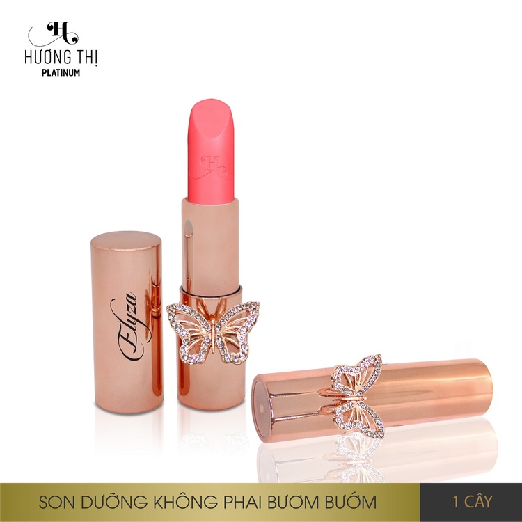 Son thỏi siêu lì elyza - hương thị - hương dâu ngọt ngào, dưỡng ẩm, không khô môi, chất son lì, mịn, không bị bột và nặng môi