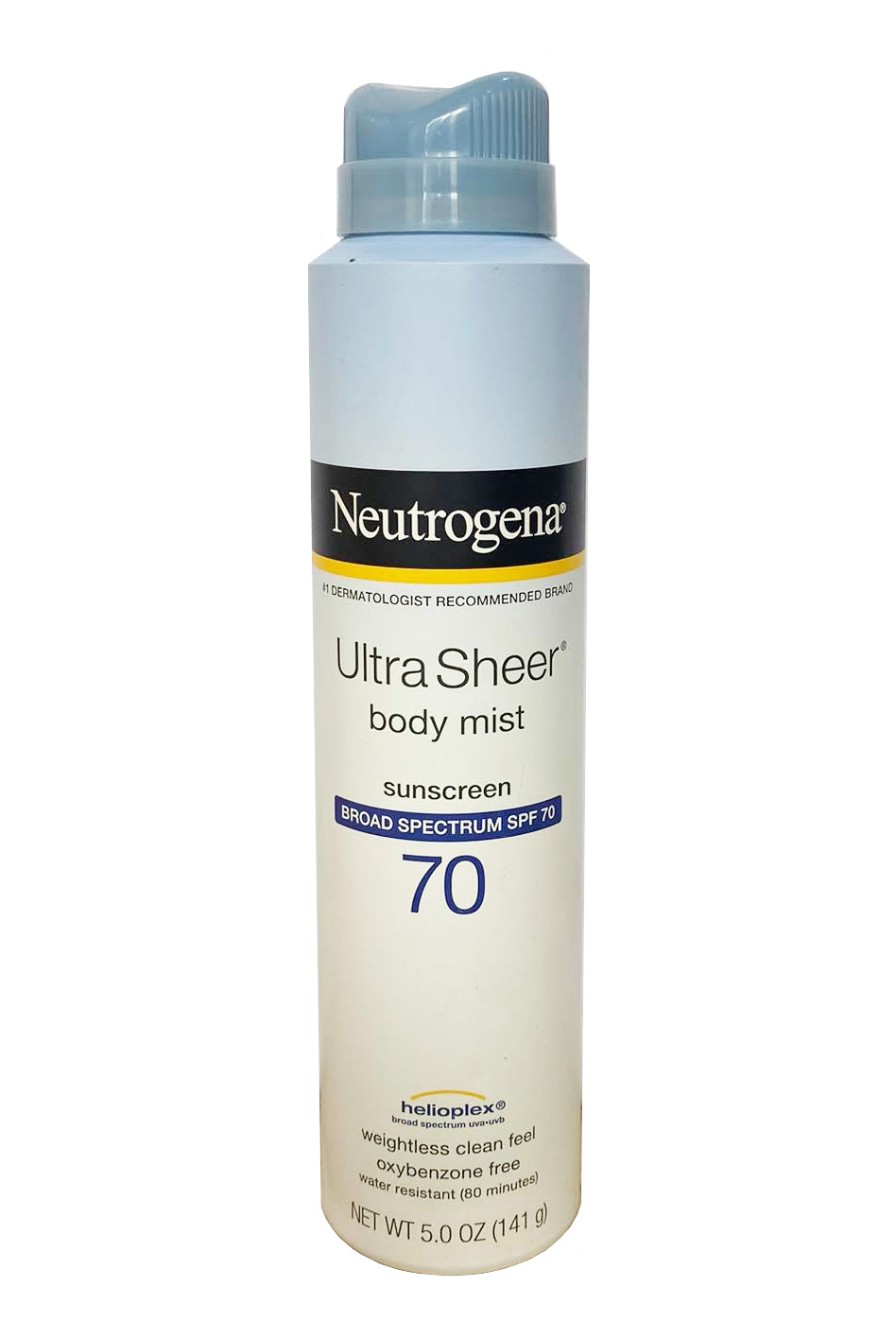 [USA Official] XỊT CHỐNG NẮNG Neutrogena Ultra Sheer Body Mist SPF70+ 141g