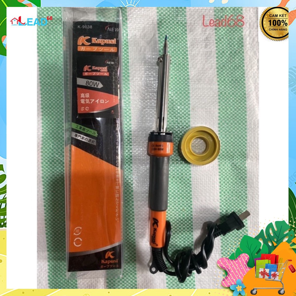 Mỏ hàn thiếc nhận bản Kapusi 80w