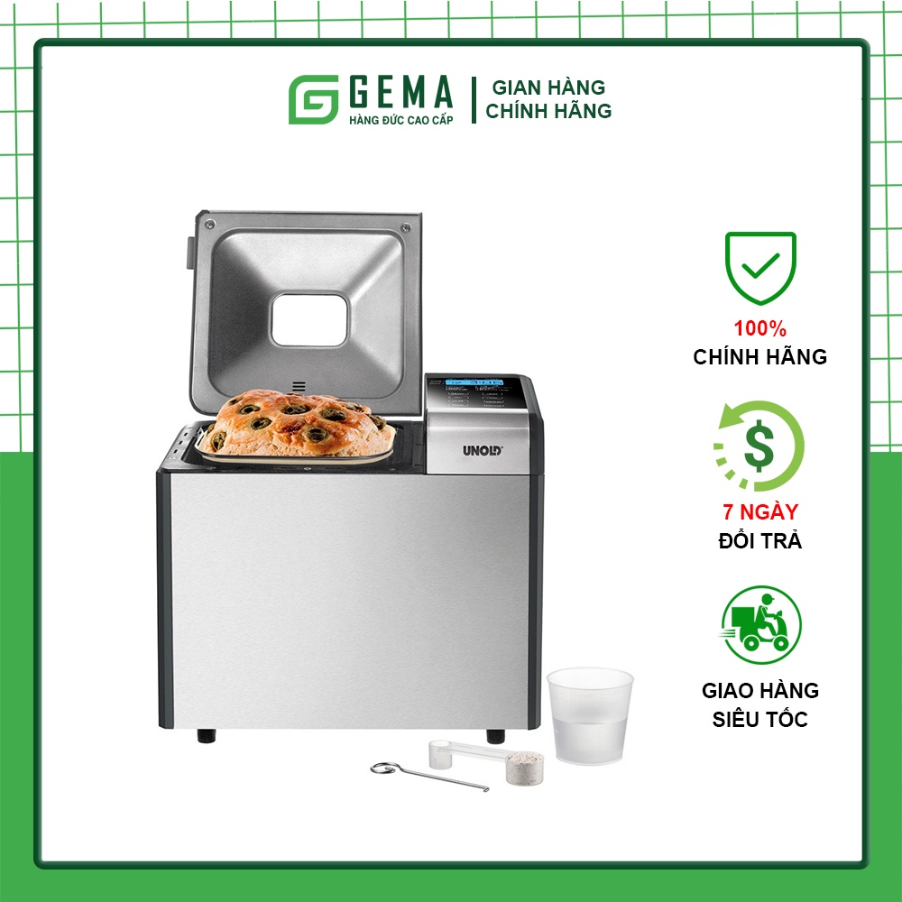 MÁY LÀM BÁNH MỲ UNOLD 68415, điều khiển điện tử, tự động nhào bột, dễ dàng vệ sinh máy hàng chính hãng
