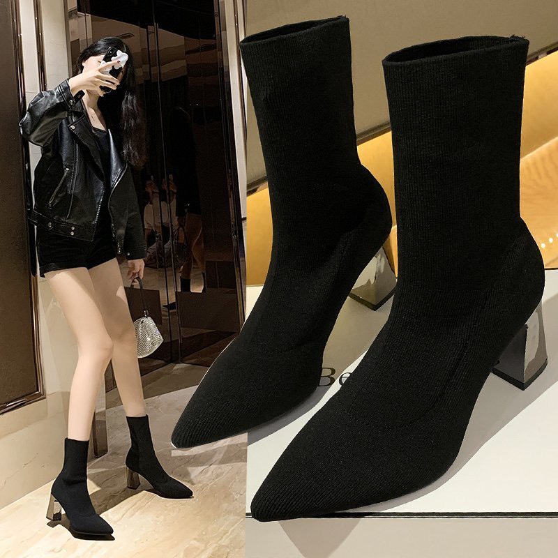 Bốt Nữ đế gương cao gót 7p cực xinh