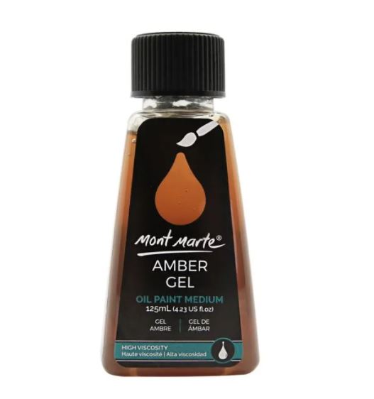 Dung môi cho sơn dầu, Amber Gel, Mont Marte, 125ml