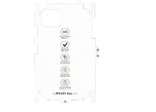Miếng dán PPF chống vân tay AG dành cho iphone 11,11pro,11promax miếng dán ppf chống vân tay mặt sau tự phục hồi vết xước nhỏ tránh va đập trầy xước
