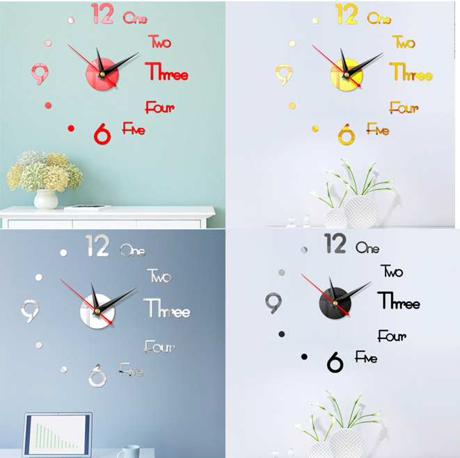 Đồng hồ treo tường 3D tự lắp ráp DH81