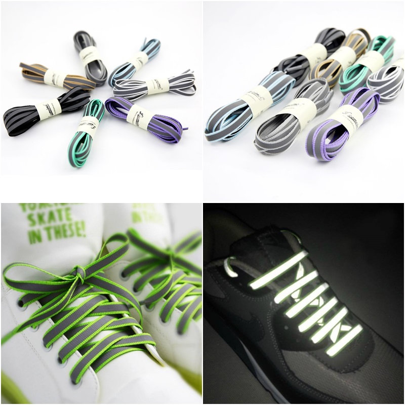 [HCM]Set 1 Cặp Dây Giày Phản Quang Bản Dẹp (T.N.L Store)
