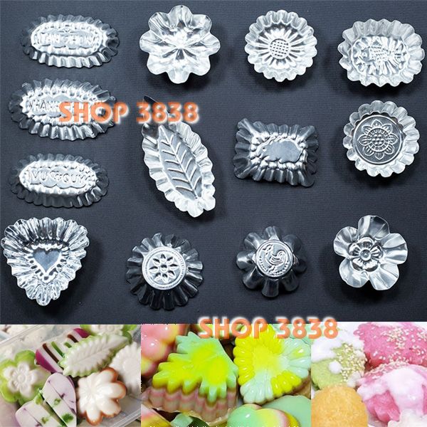 [HCM]Bộ 30 Khuôn Làm Bánh Bò Bánh Tart Trứng Thạch Rau Câu Nhiều Kiểu