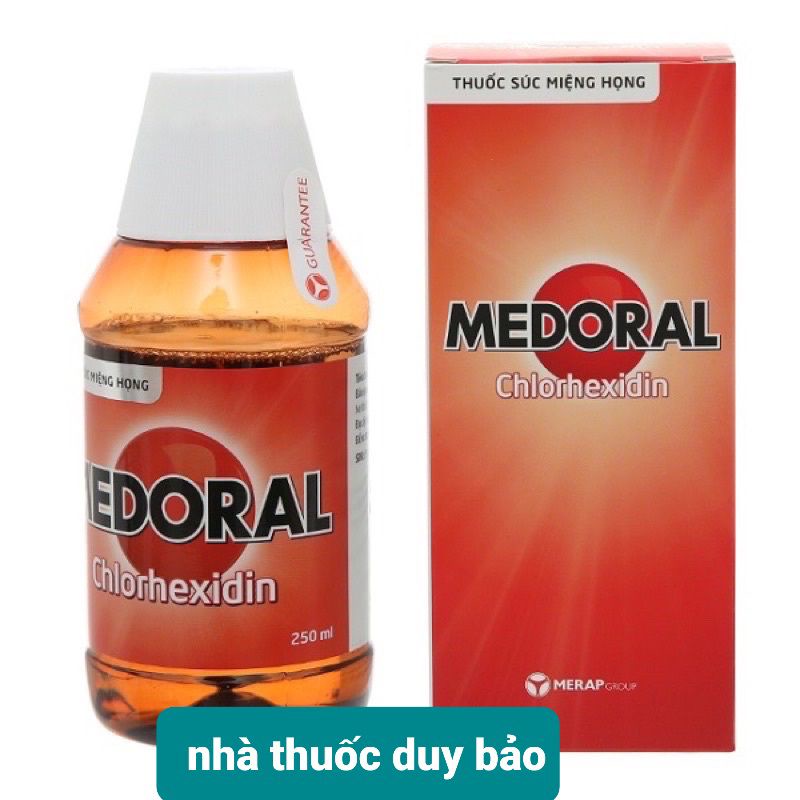 Nước xúc họng medoral