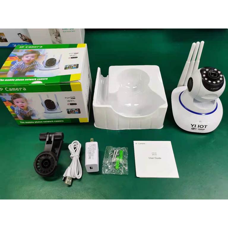 Camera ip app Yi iot chuyên wifi 3 râu trong nhà FULL HD 1080P không hỗ trợ cổng LAN , Hỗ trợ hồng ngoại xem ban đêm - đàm thoại 2 chiều - bảo hành 12 tháng .