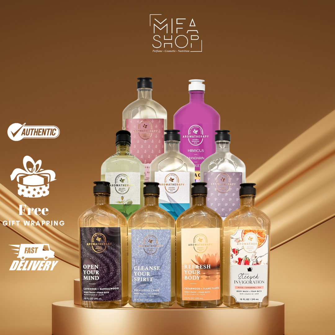 Sữa tắm Bath and Body Works thư giãn Aromatherapy Mỹ 295ml