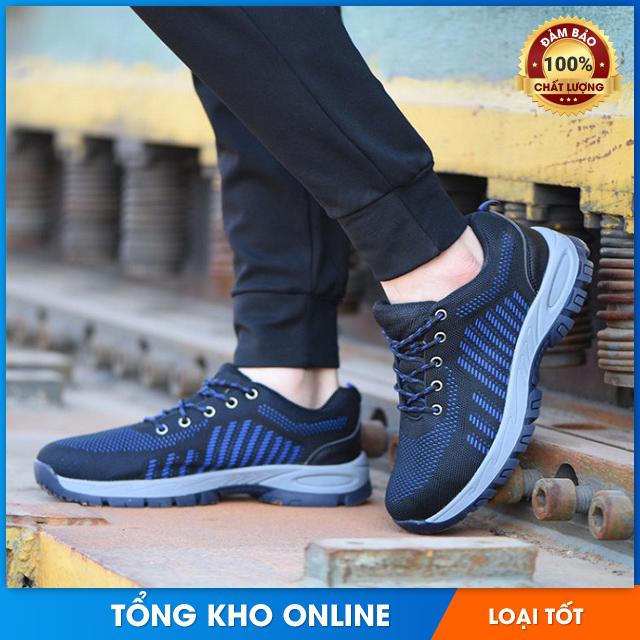 Giày bảo hộ lao động Kingsman Runner Xanh