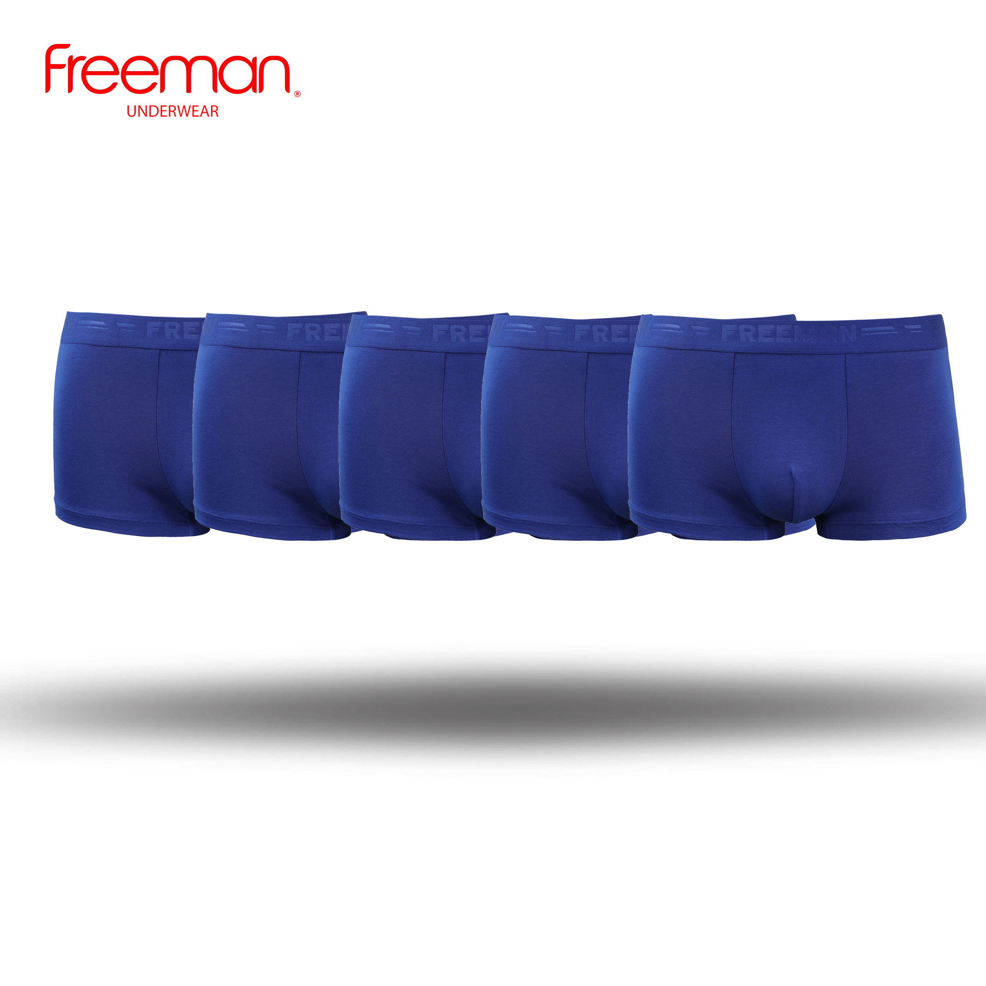 Combo 5 Quần boxer nam FREEMAN cao cấp - Chất liệu cotton 6522
