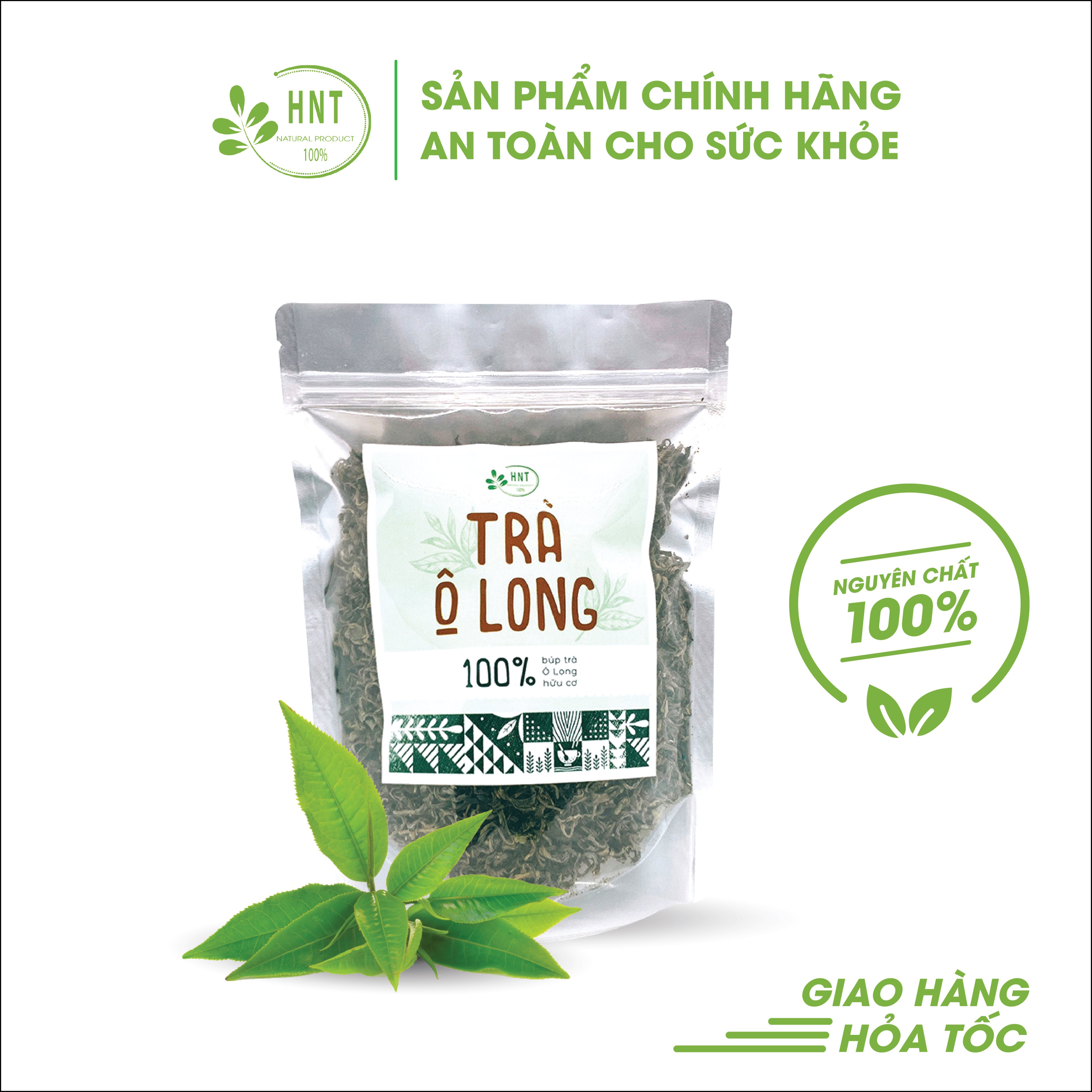 Trà Ô Long hữu cơ sạch hoàn toàn không pha tạp loại móc câu thơm ngon - Nông sản sạch HNT TOLMC100