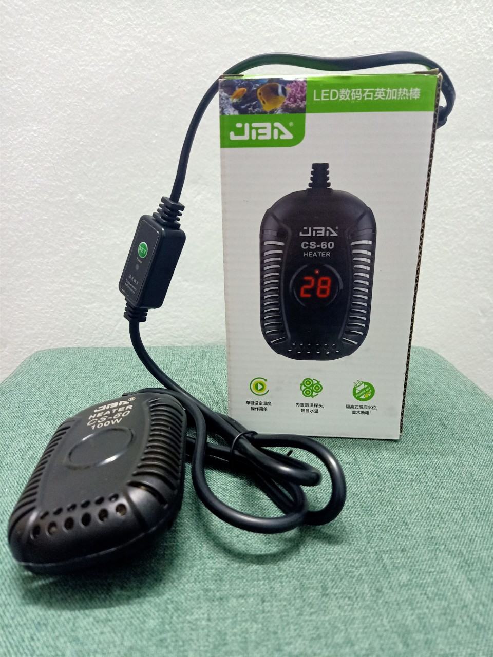 Máy sưởi hồ cá, bể cá cảnh cs-60 25w,50w,100w,150w