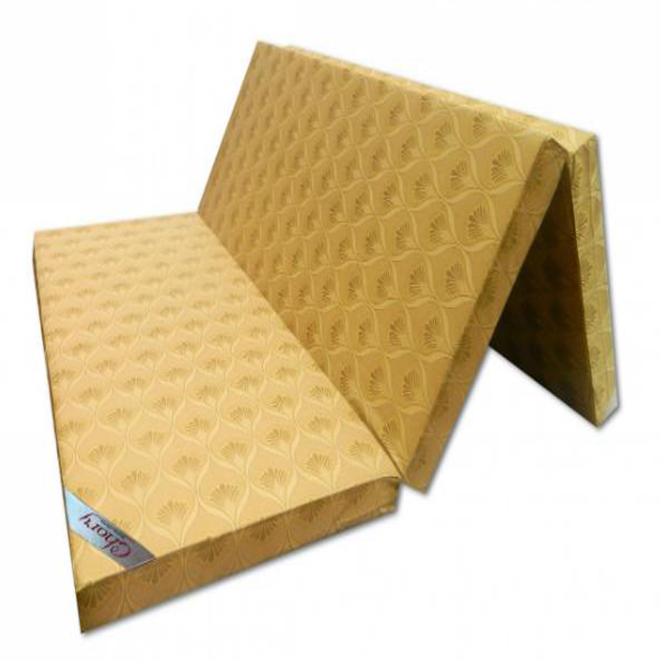 Nệm Gấp 3 Pe, Bông Ép Bền Đẹp Sử Dụng Lâu Dài (Giao Màu Ngẫu Nhiên )