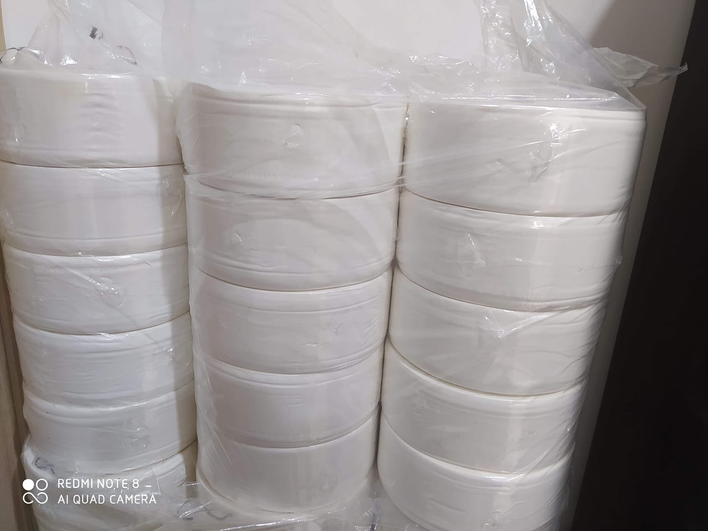 Combo 5 cuộn 500g giấy vệ sinh công nghiệp cuộn lớn 500gam