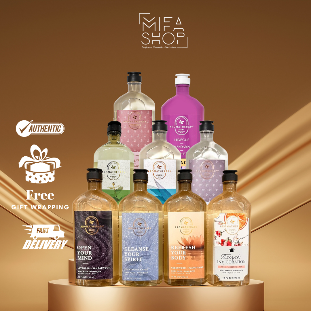 Sữa Tắm Thư Giãn Bath & Body Works Aromatherapy - Mùi thơm nhẹ nhàng mang lại cảm giác thư giãn cực kỳ dễ chịu