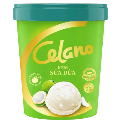 Kem hộp Celano sữa dừa