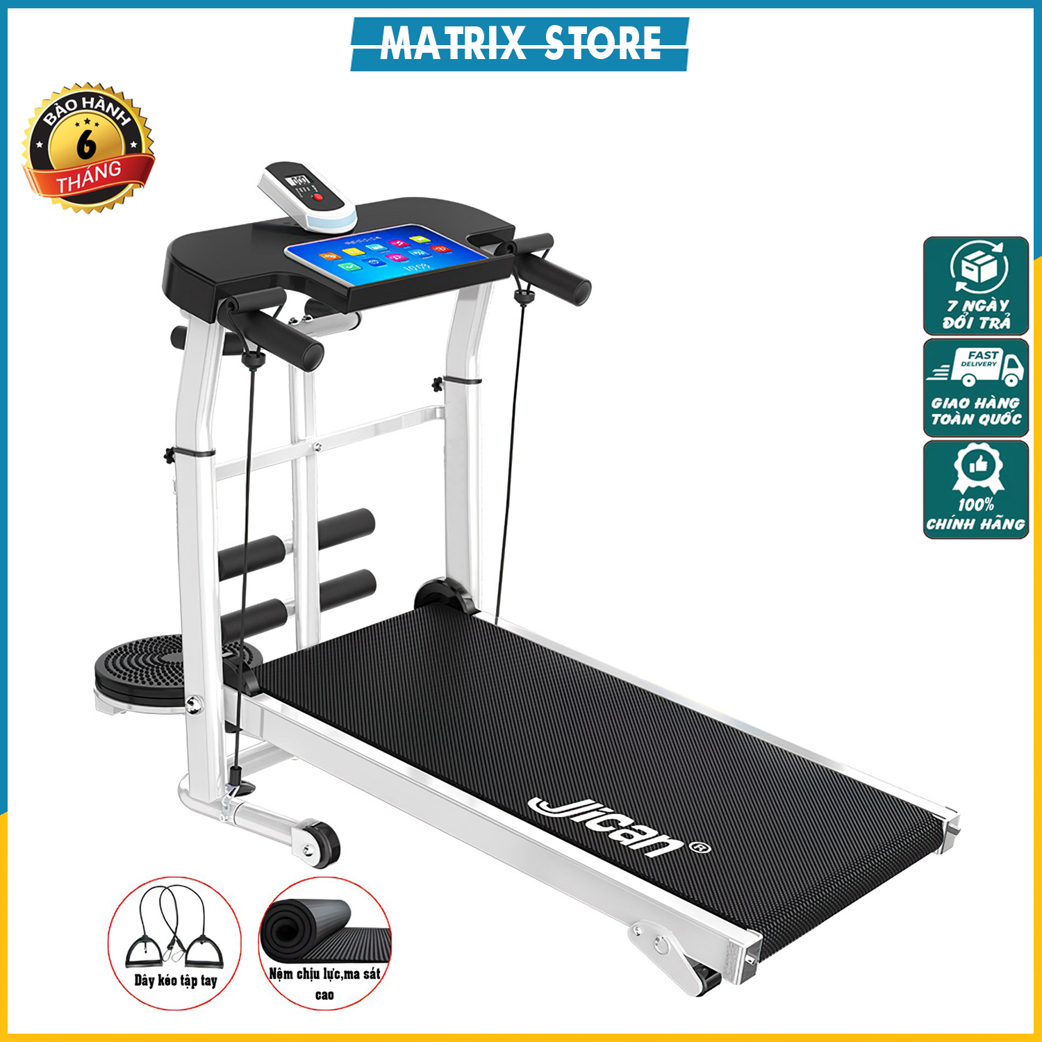 Máy chạy bộ đa năng, máy đi bộ tại nhà tập gym