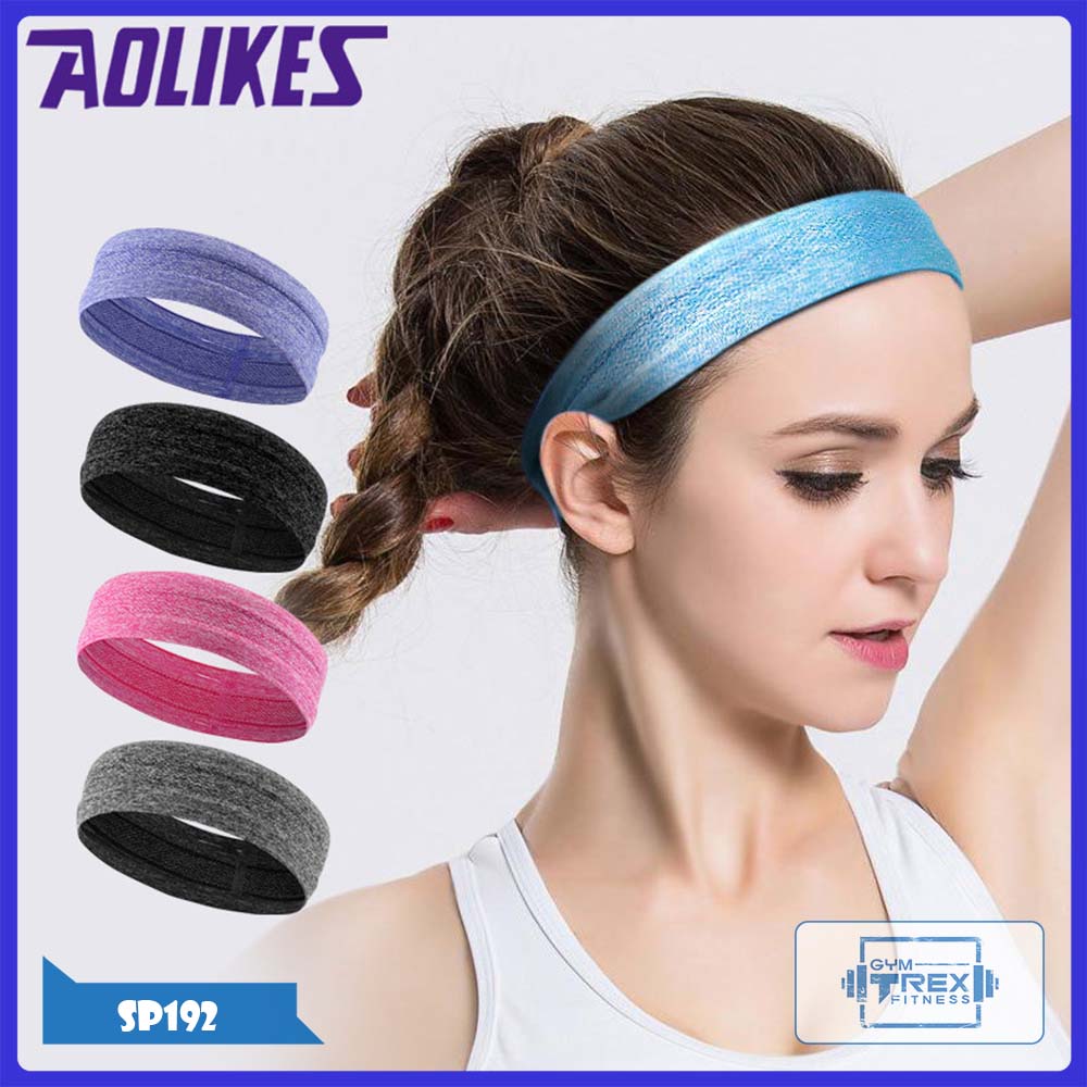 Băng đeo đầu thể thao AOLIKES SP192 thấm hút mồ hôi cực tốt GYMTREX