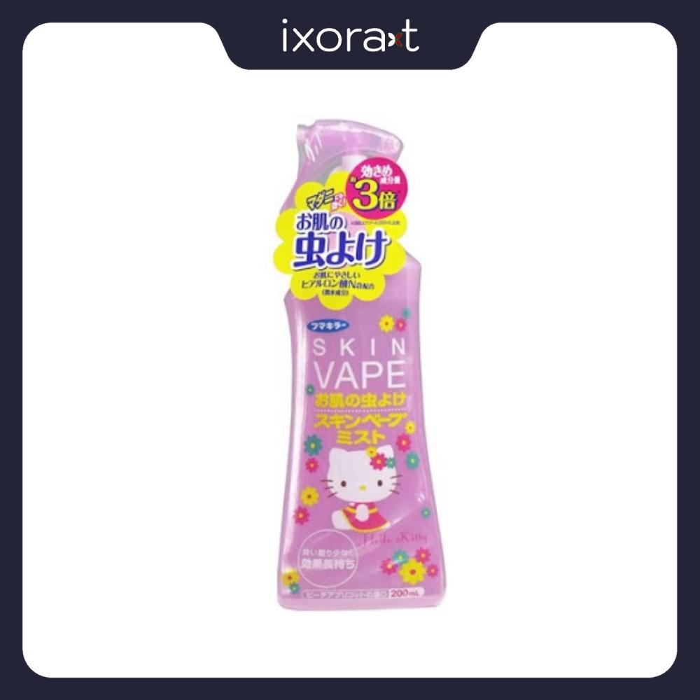 Xịt Chống Muỗi Skin Vape Hồng Hương Đào Hello Kitty Nhật Bản