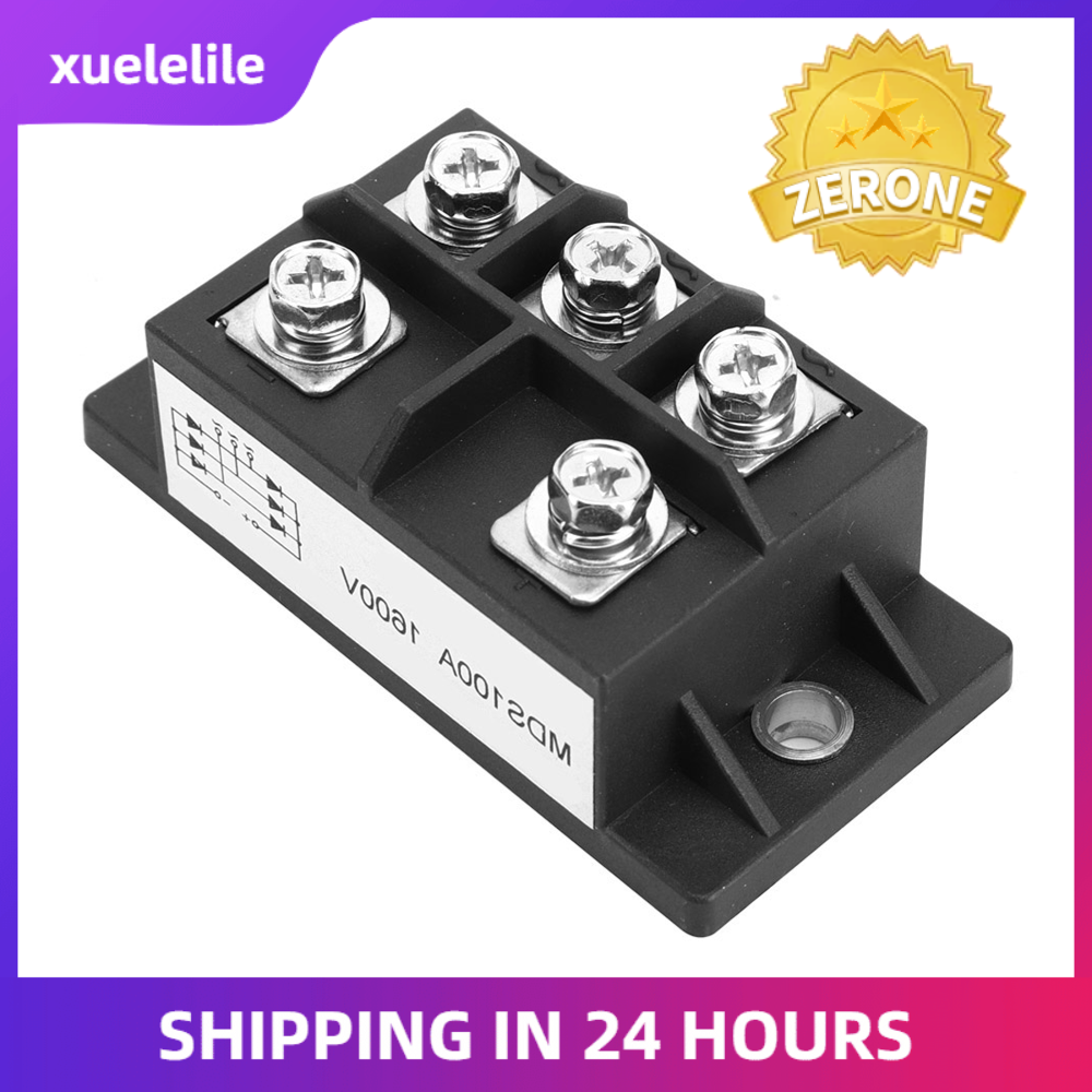 Bộ chỉnh lưu 3 pha mds100a 1600v, bộ chỉnh lưu cầu công suất lớn 600 ~ 1600v cho nhiều mục đích