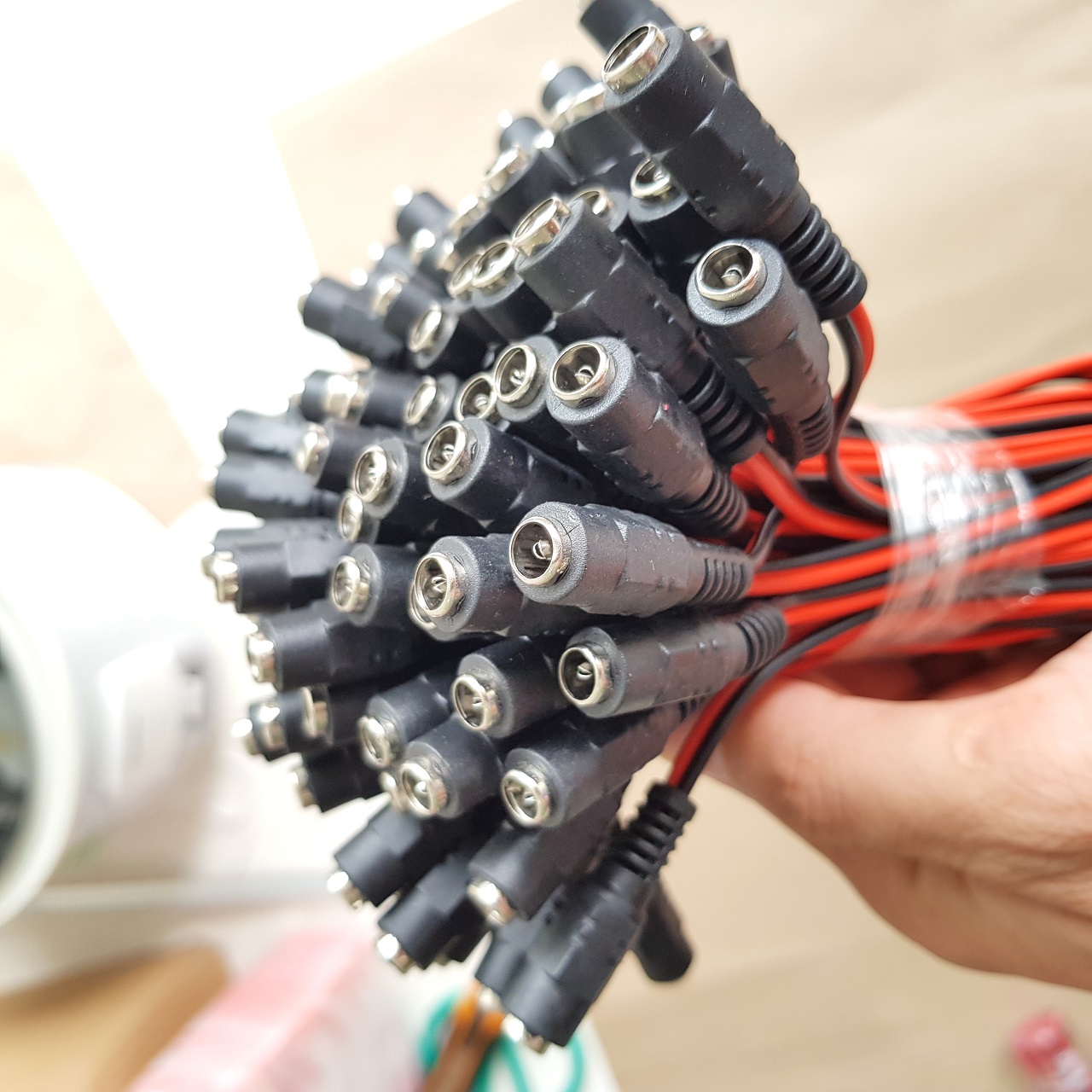 Dây Nguồn có Jack DC 5.5x2.1mm - Combo 5 sợi đầu Đực Hoặc Cái tùy chọn