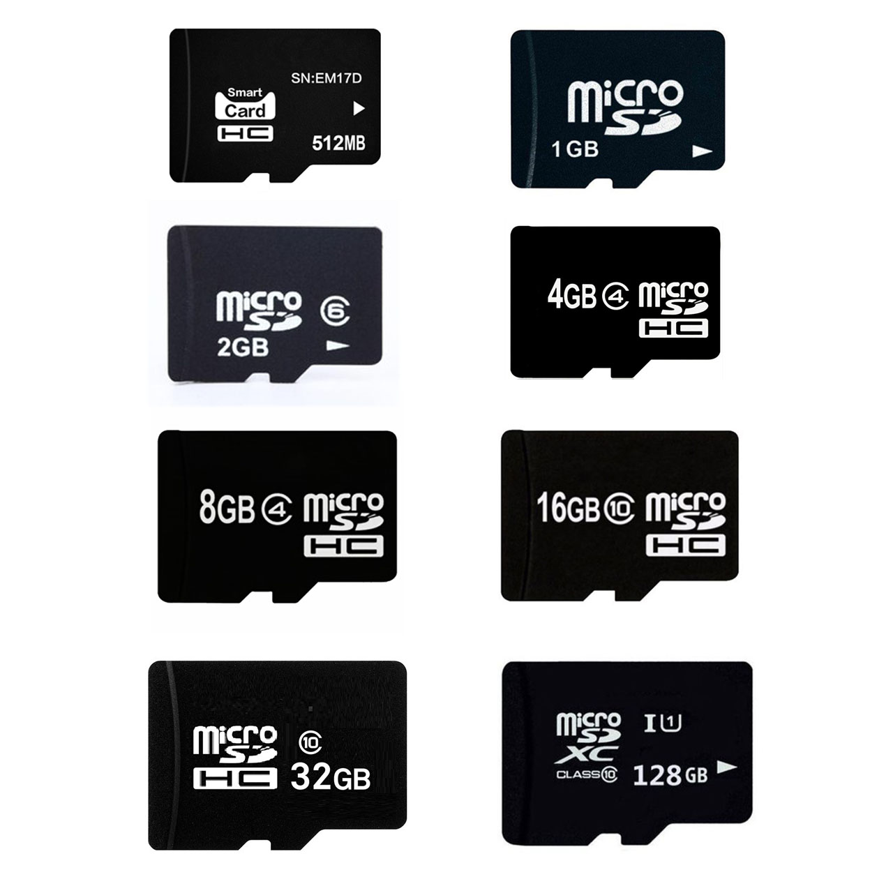 Thẻ nhớ MicroSD cũ 1GB/ 2GB/ 4GB/ 8GB/ 16GB