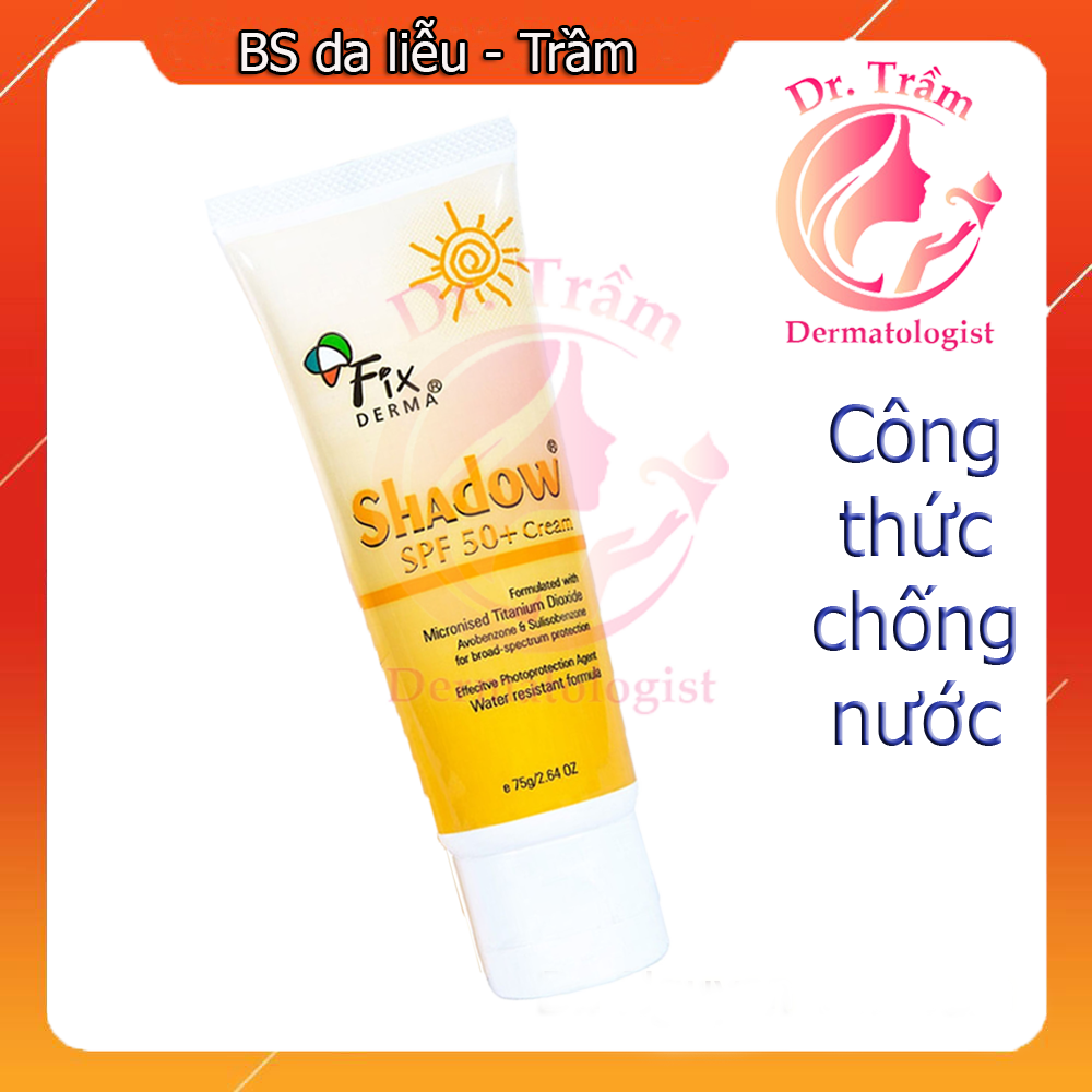 [HCM]Kem chống nắng phổ rộng FixDerma Shadow SPF50+