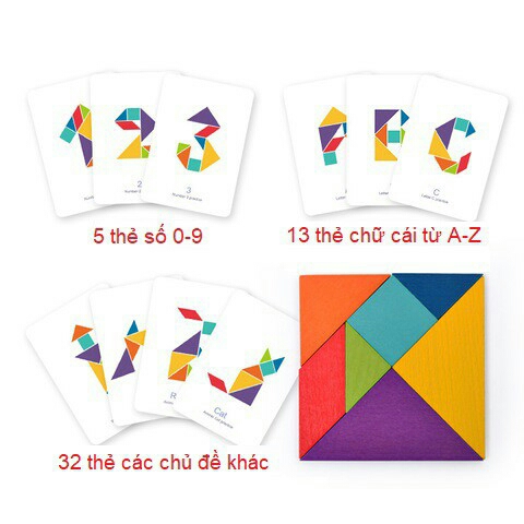 Ghép hình COLORFUL TANGRAM