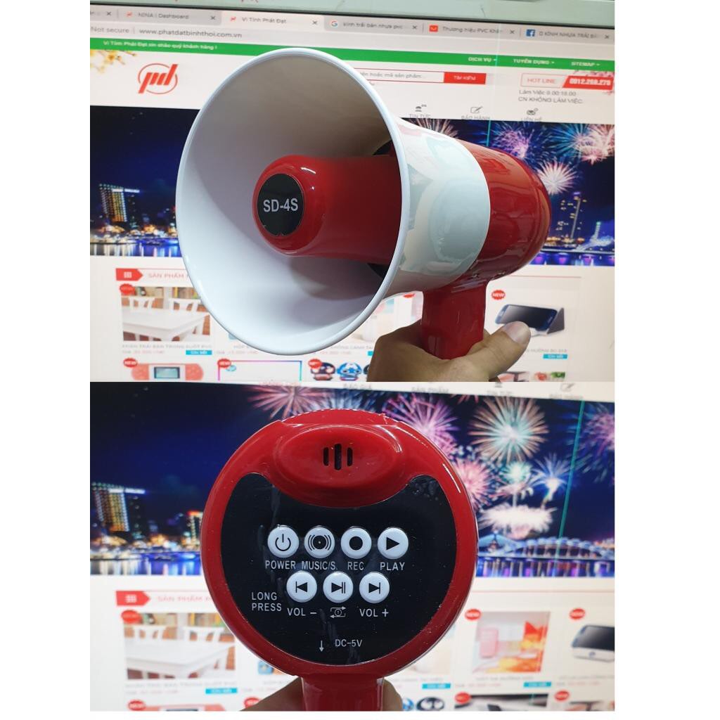 Sản phẩm Loa phóng thanh cầm tay SD-4S