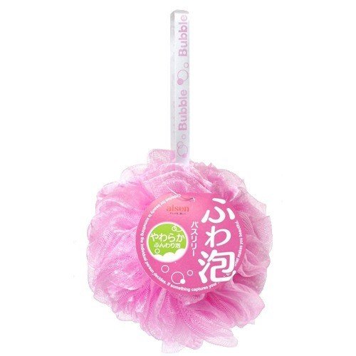 Bông tắm Aisen Nhật Bản BQ586 tròn Nylon cao cấp, mềm mại và đàn hồi tốt