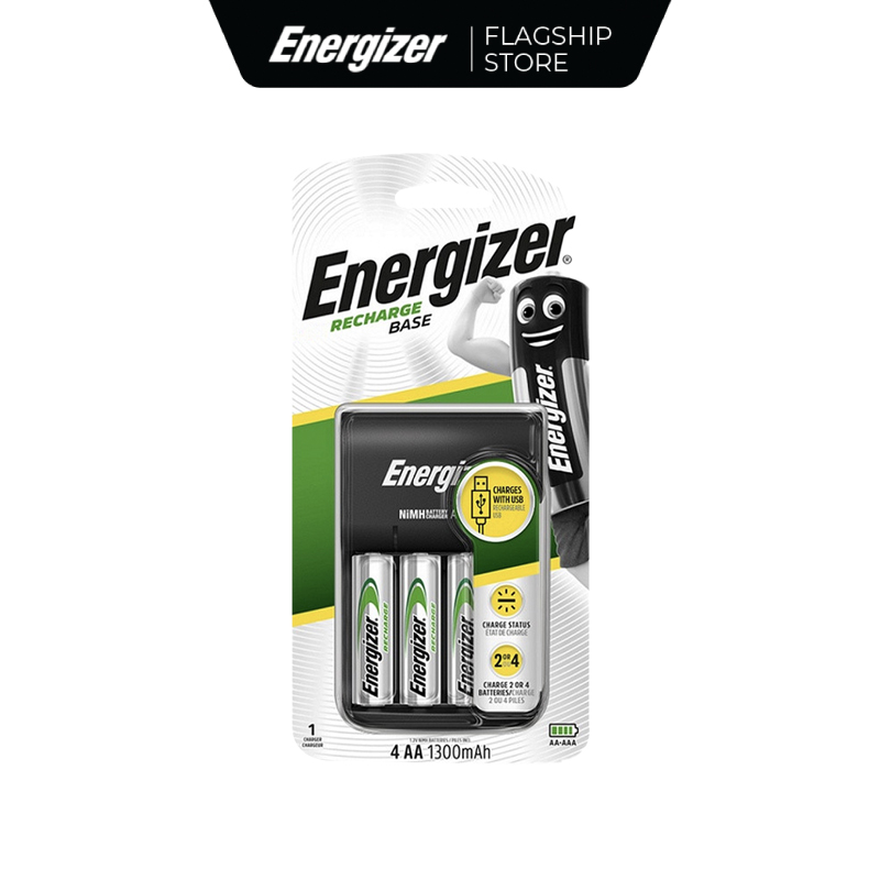 Máy Sạc Pin Energizer CHVC5 - 4 Pin Sạc 1300 mAh