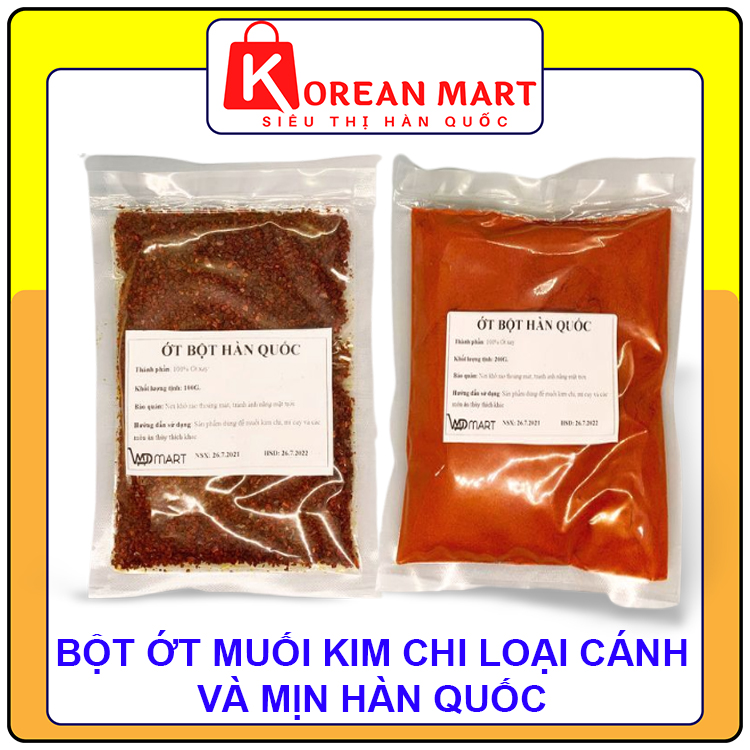 Bột ớt muối kim chi Hàn quốc chiết lẻ gói 100g