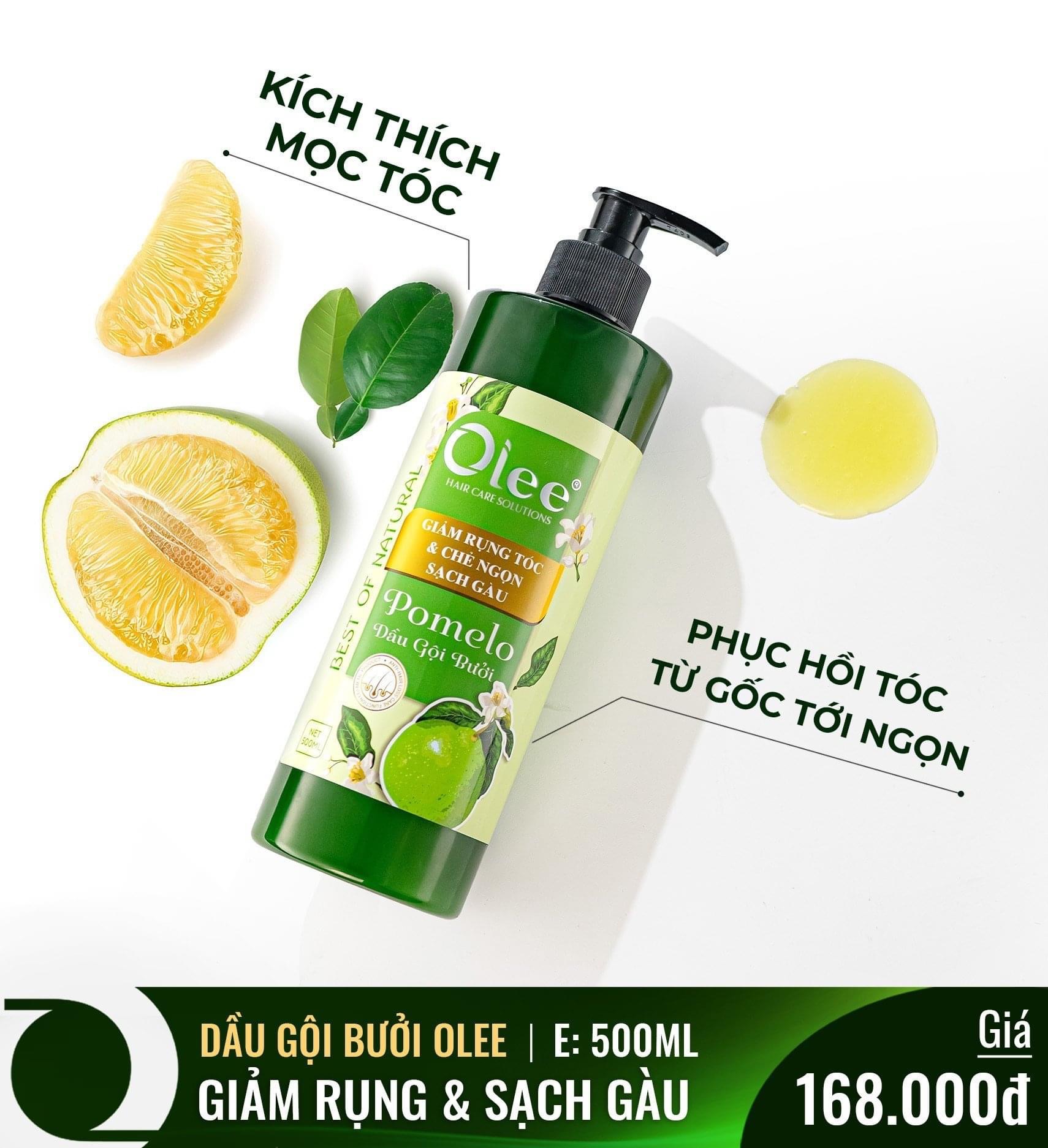 Dầu gội tinh dầu vỏ bưởi nguyên chất