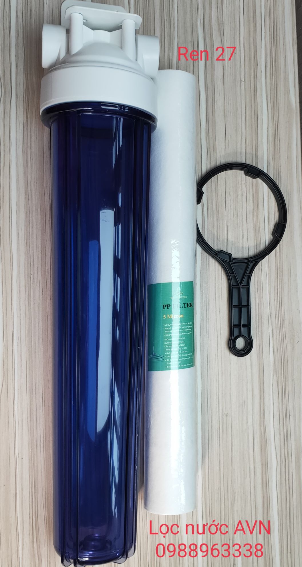Bộ lọc thô trong 20 inch ren 21 và ren 27. cốc lọc trong ren 21, 27. bộ lọc đầu nguồn