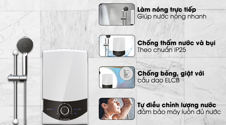 Máy nước nóng ariston smc45e-vn 4500w