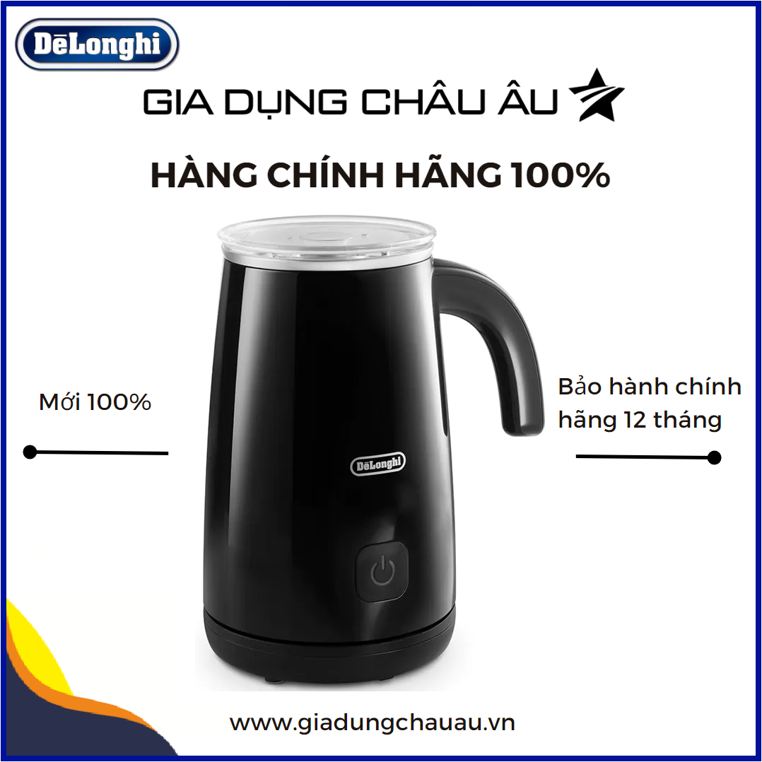 Máy đánh sữa tạo bọt tự động Delonghi Alicia EMF2 màu đen - Bảo hành chính hãng 12 tháng - Máy đánh sữa tạo bọt Delonghi Alicia EMF2.BK - Bình đánh bọt sữa Delonghi - Bình tạo bọt sữa Delonghi - milk frother Delonghi Emf2