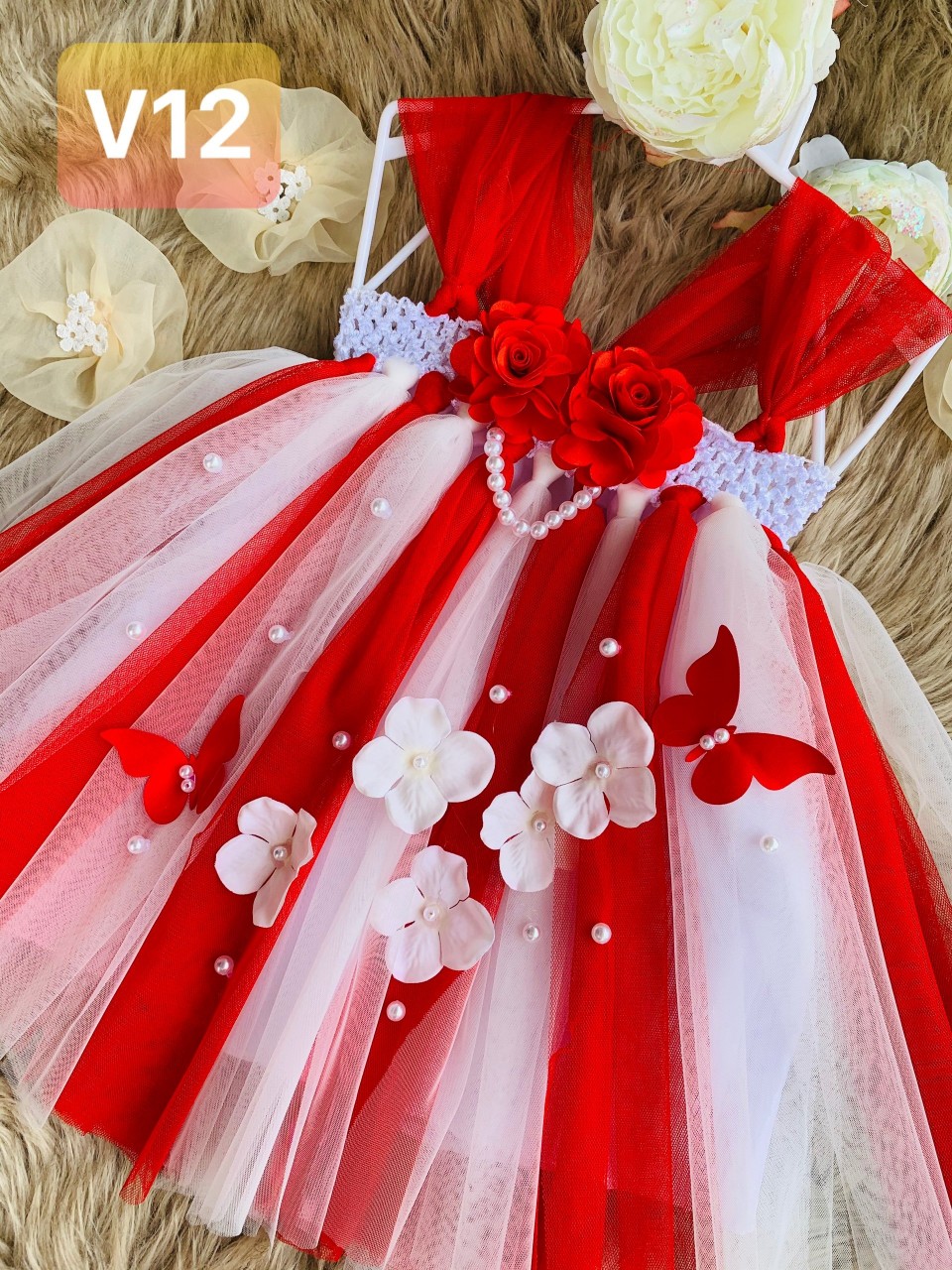 Đầm xòe công chúa tutu dễ thương cho bé gái ShopYanYan Dự Tiệc