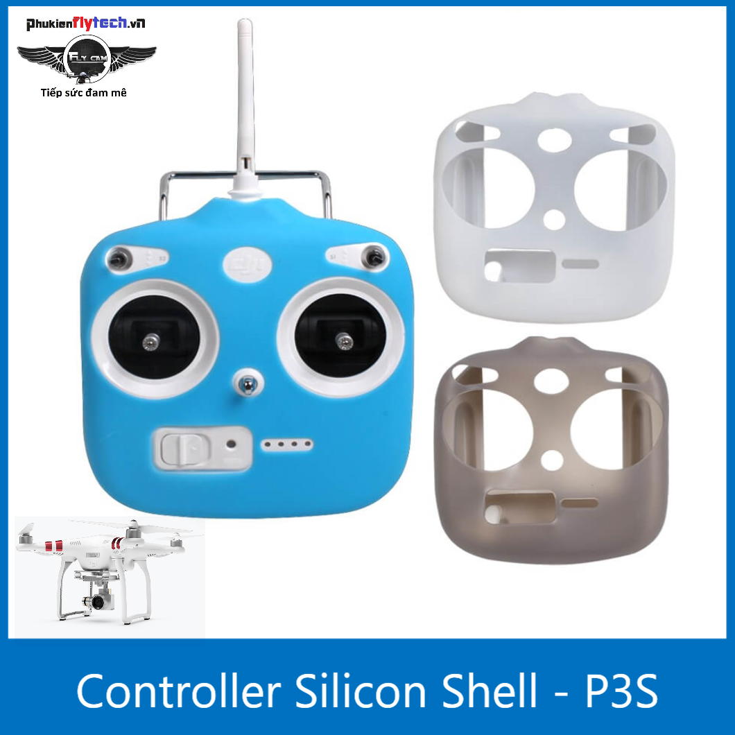 Bọc silicon tay khiển Phantom 3S / SE - Phantom 3 remote controller silicon protection cover - tăng tính thẩm mỹ cho chiếc tay khiển , giữ vệ sinh và bảo vệ tay khiển bị xước sát trong trường hợp bị va đập