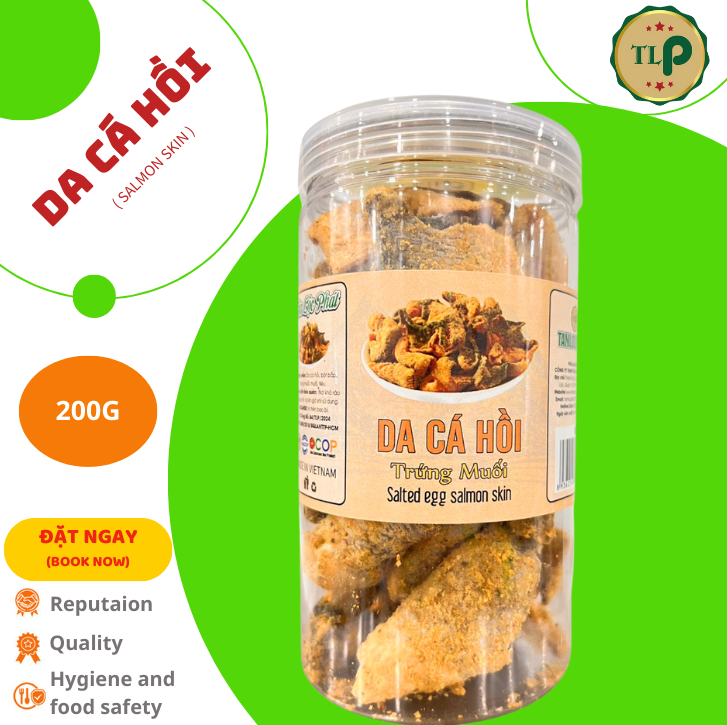 Da cá hồi trứng muối tân lộc phát - hũ 200g
