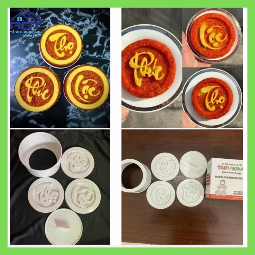 Khuôn xôi 3 mặt chữ phúc-lộc-thọ