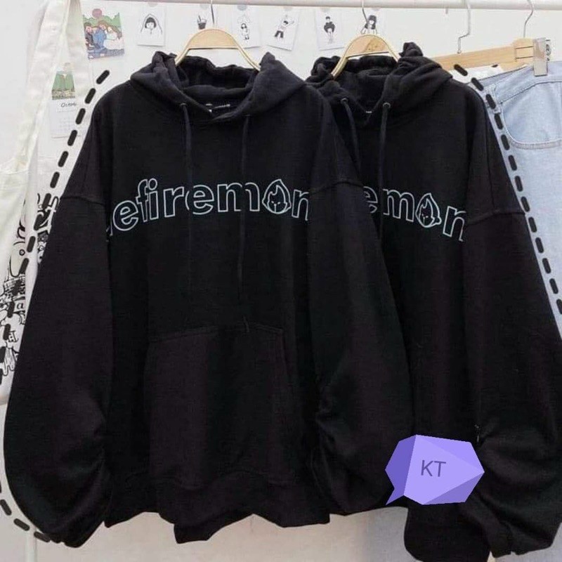 Áo khoác hoodie cặp đôi - chất liệu thun nỉ - thiết kế nón 2 lớp , tay túm , form rộng , in hoạ tiết chữ 3D
