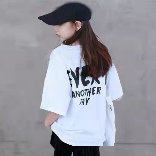 Set Đồ Mùa Hè 2 Món Gồm Áo Thun Cotton Tay Cộc Quần Cho Bé Gái Từ 3 Đến 4-5 Đến 6-7 Đến 8-9 Đến 10-11 - 12 Tuổi In Đầu 2022 Mới - 5