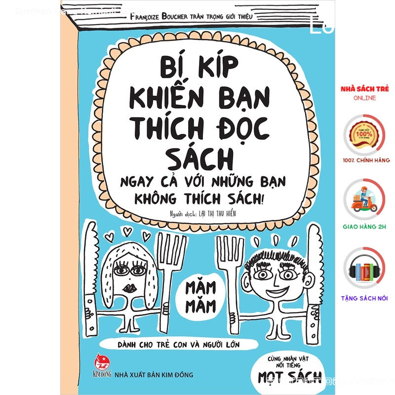 Sách_ Bí kíp khiến bạn thích đọc sách - NXB Kim Đồng