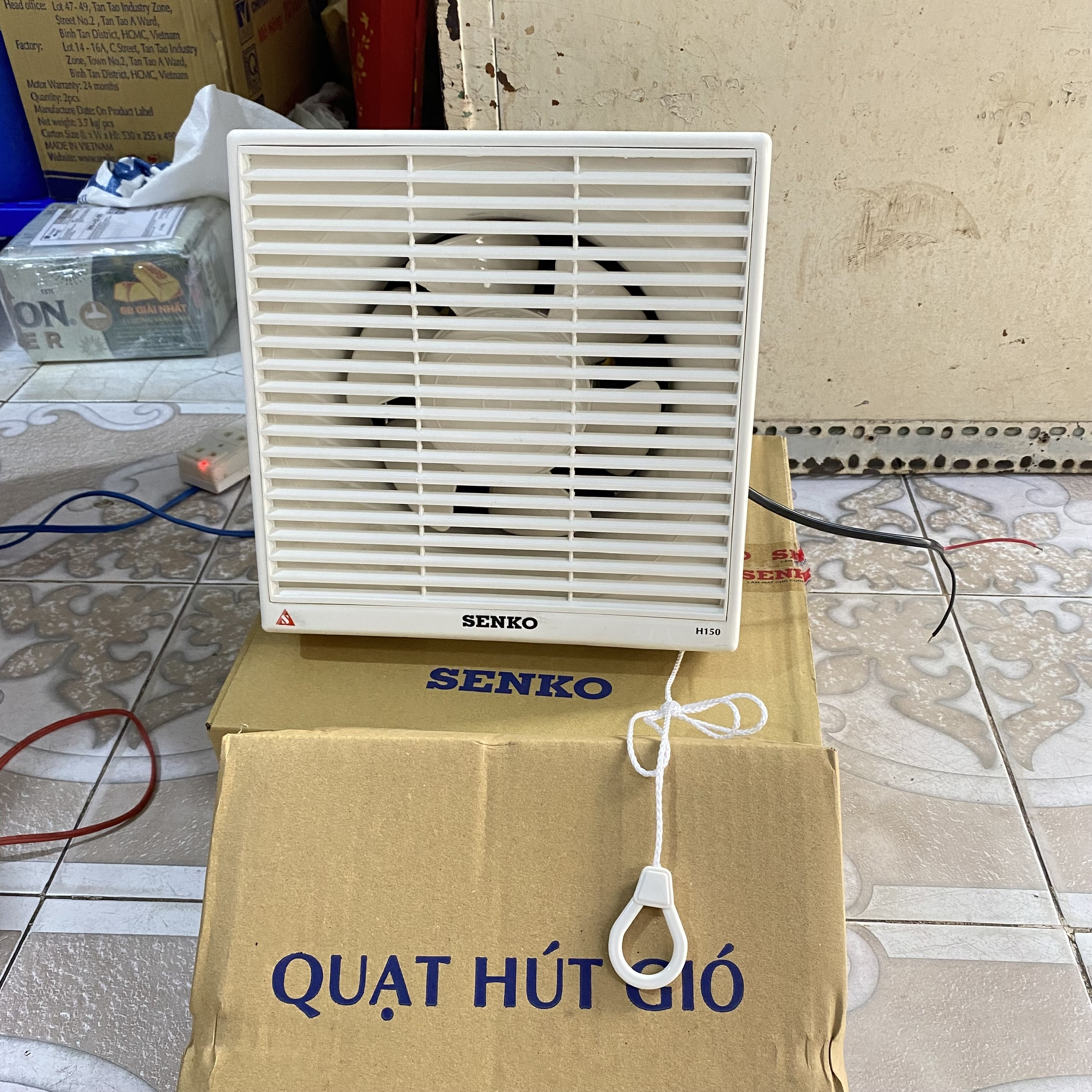 Senko - Quạt hút gió, hút âm trần đủ các size 150-200-250mm